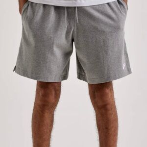 Nike Men's Club French Terry Flow Shorts in Dark Grey Heather Sz M